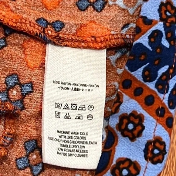 Free People Charlotte Boho Racer Back Long Top Tunic 100% Rayon Pockets - Picture 12 of 16